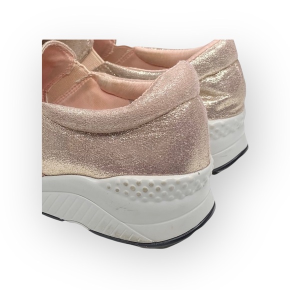 Vices Verso 𖧷 Bow Front Fashion Sneakers Running Shoe 𖧷 Rose Gold 𖧷 38 7.5 8 - Picture 5 of 16